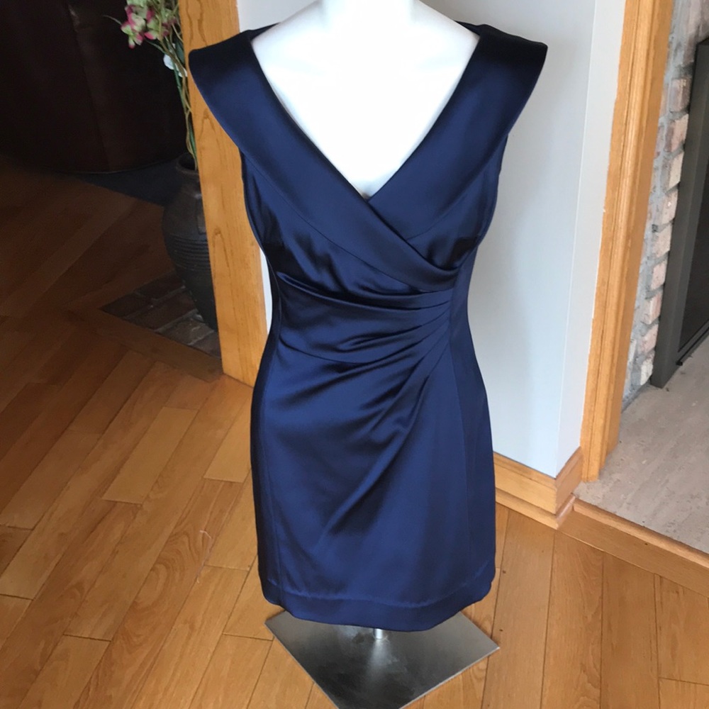 Royal blue cocktail dress